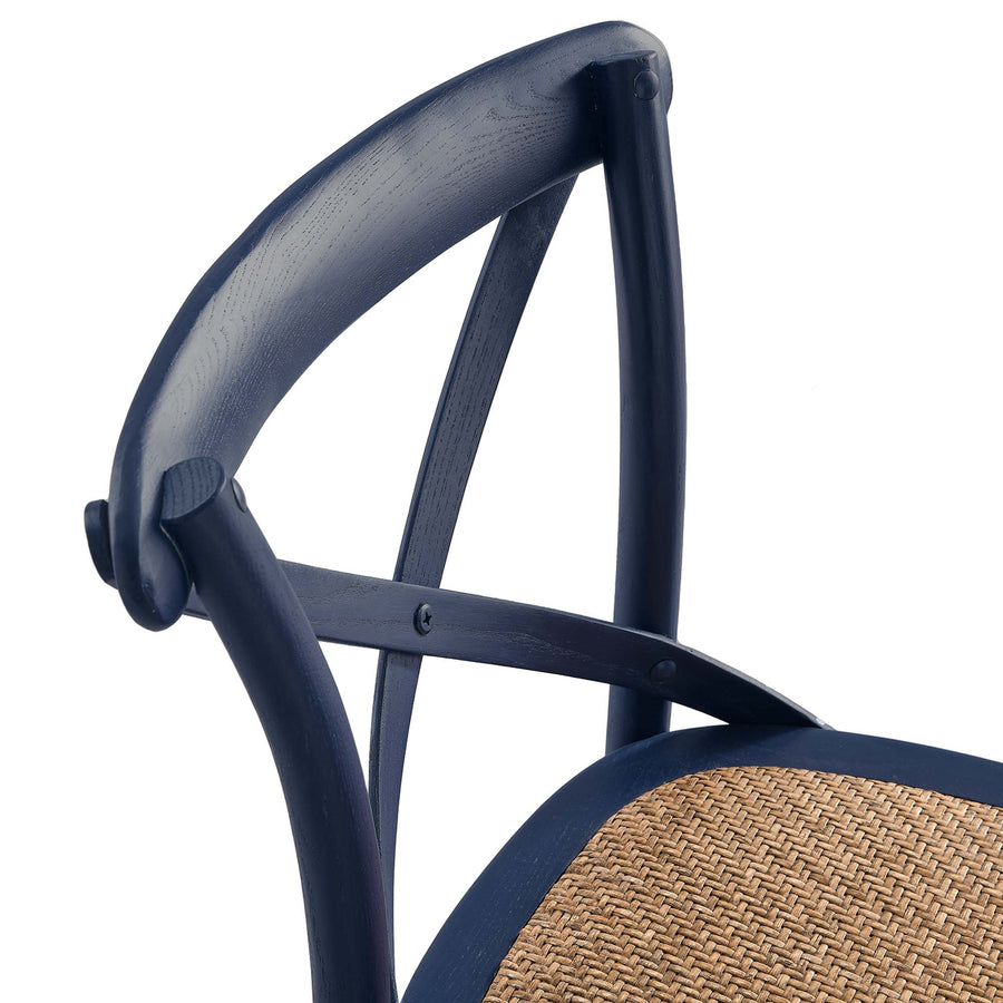 Juniper Bar Stool in Midnight Blue