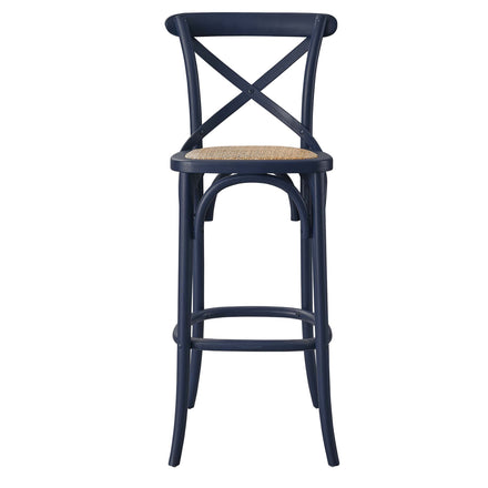 Gear Bar Stool in Midnight Blue