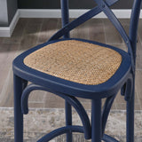 Juniper Bar Stool in Midnight Blue