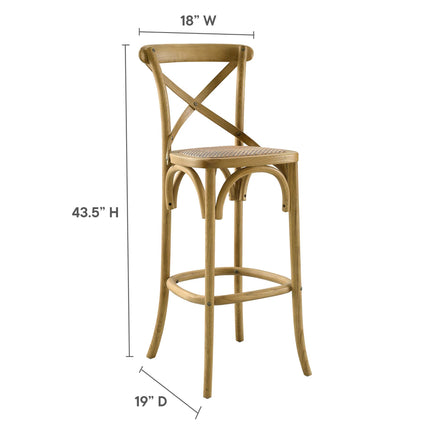 Gear Bar Stool in Natural