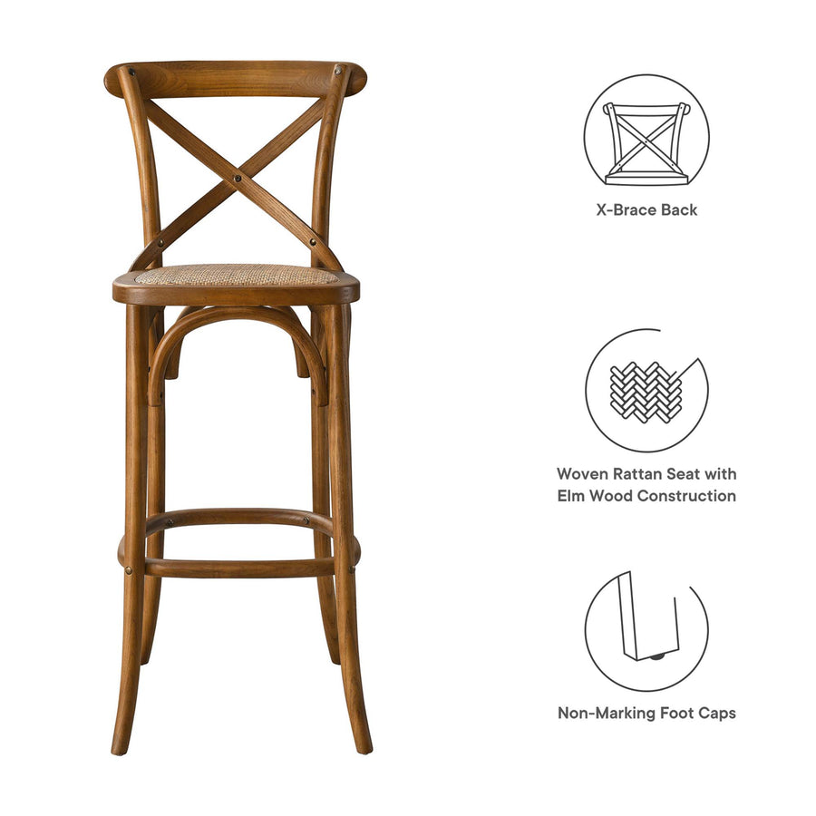 Juniper Bar Stool in Walnut