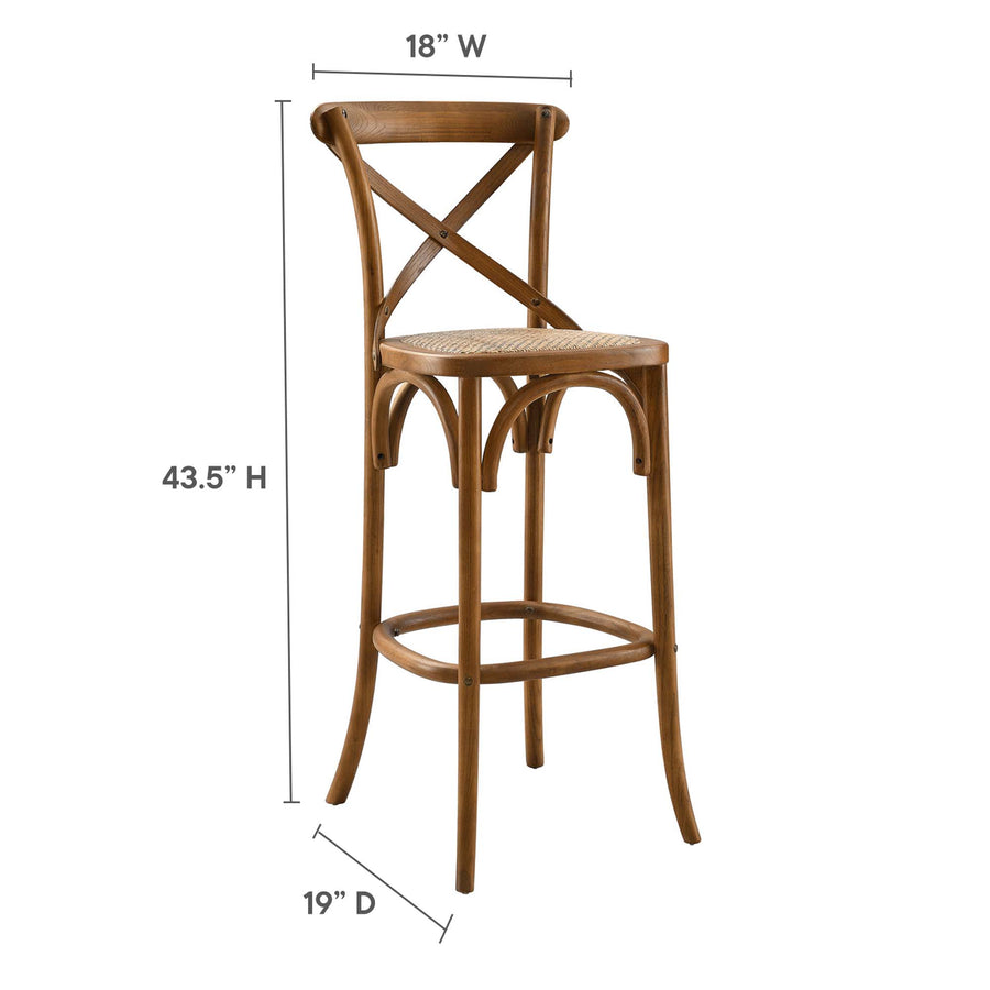 Juniper Bar Stool in Walnut