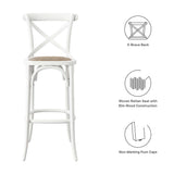 Juniper Bar Stool in White