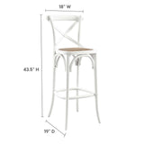 Juniper Bar Stool in White