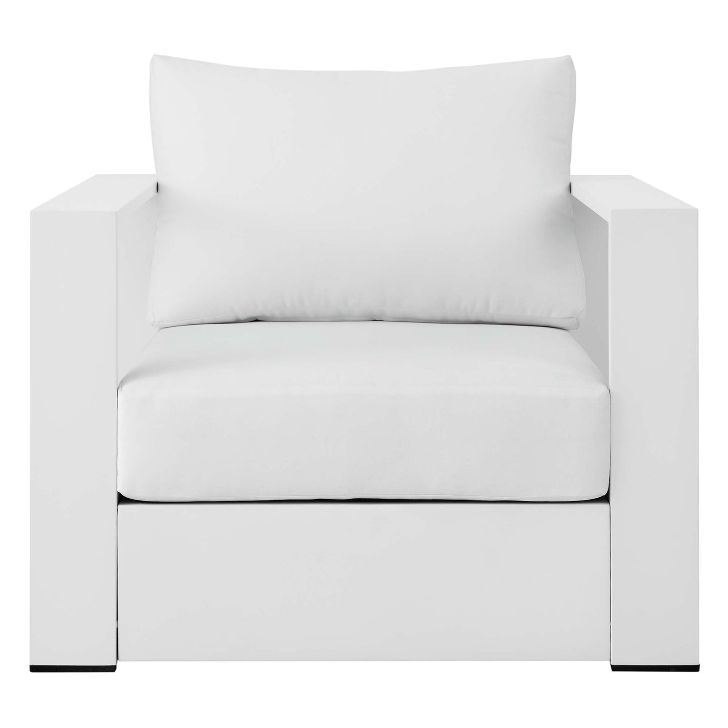 Tahoe Outdoor Patio Powder-Coated Aluminum Armchair by Furniture For America