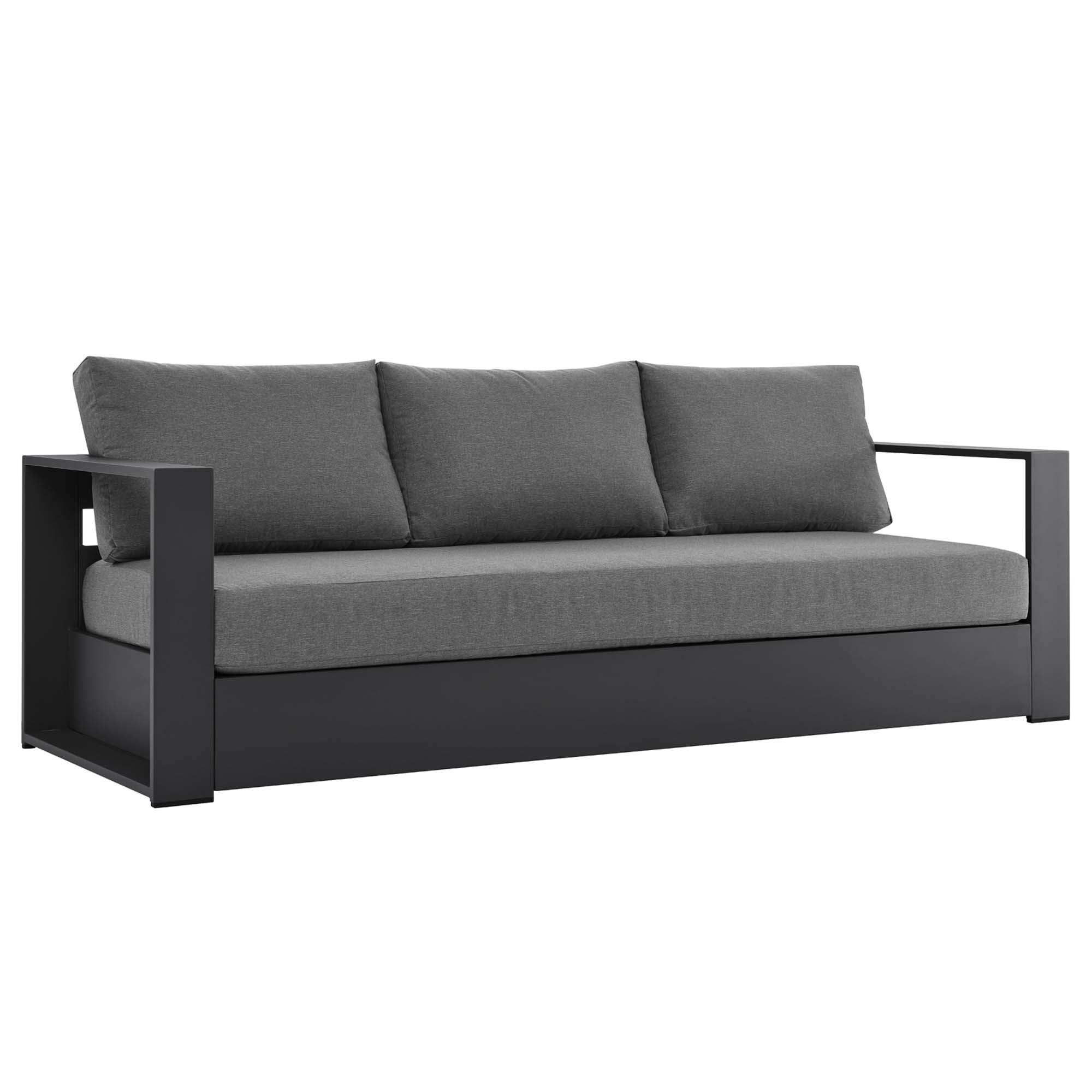 Tahoe Outdoor Patio Powder-Coated Aluminum Sofa by Furniture for America