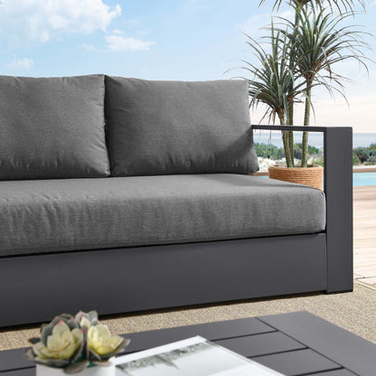Tahoe Outdoor Patio Powder-Coated Aluminum Sofa by Furniture for America