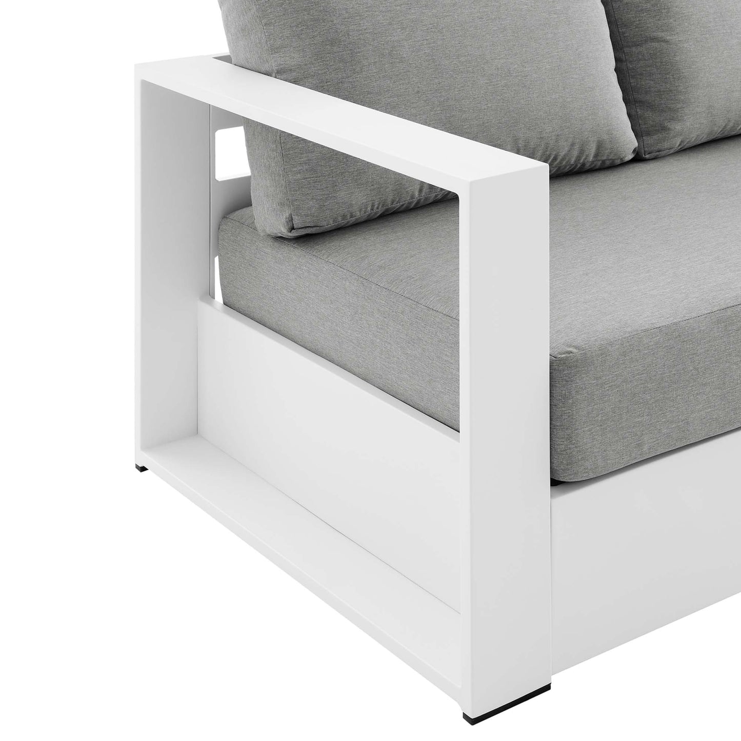 Tahoe Outdoor Patio Powder-Coated Aluminum Sofa by Furniture for America
