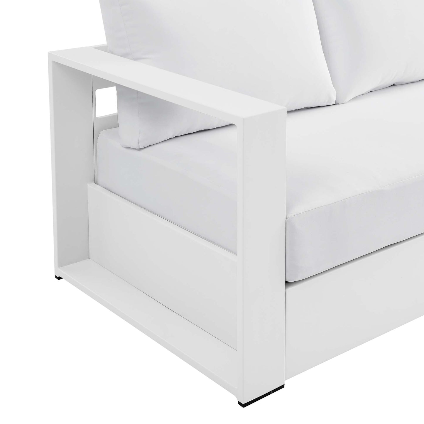 Tahoe Outdoor Patio Powder-Coated Aluminum Sofa by Furniture for America