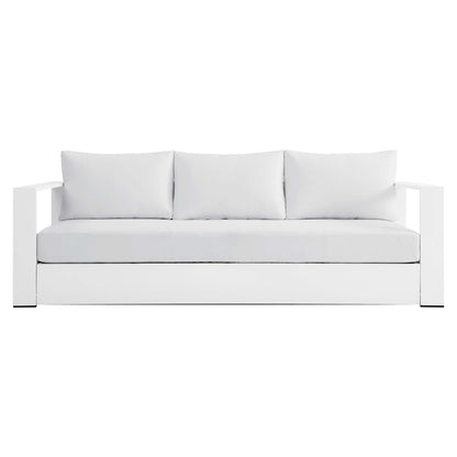 Tahoe Outdoor Patio Powder-Coated Aluminum Sofa by Furniture for America