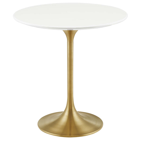 Lippa 20" Round Wood Side Table by Furniture For America