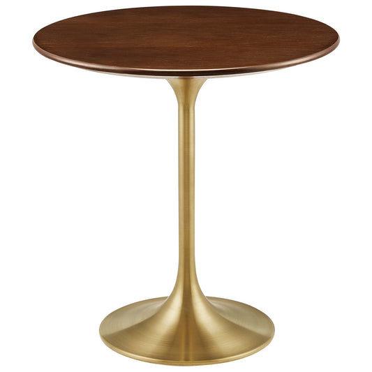 Lippa 20" Round Wood Side Table by Furniture For America