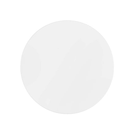 Lippa 20" Round Wood Side Table in Black White