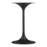 Lumen 20" Round Wood Side Table in Black Walnut