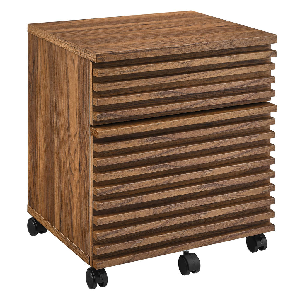 Render Wood File Cabinet by Furniture for America