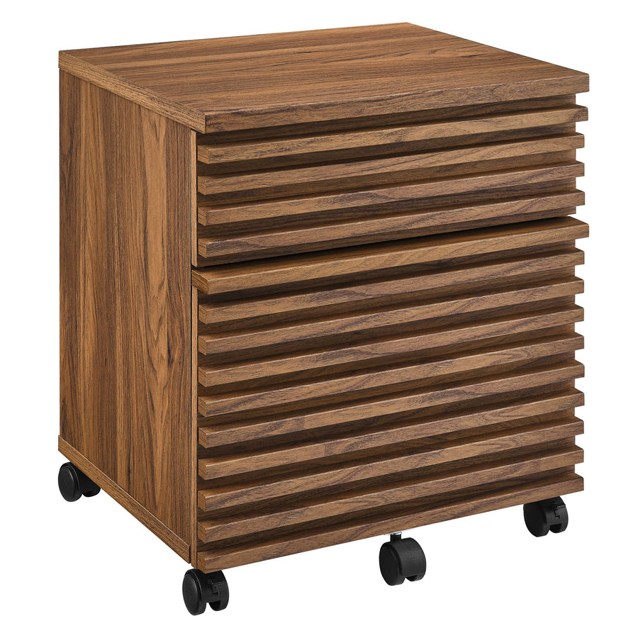 Vera Wood File Cabinet in Walnut