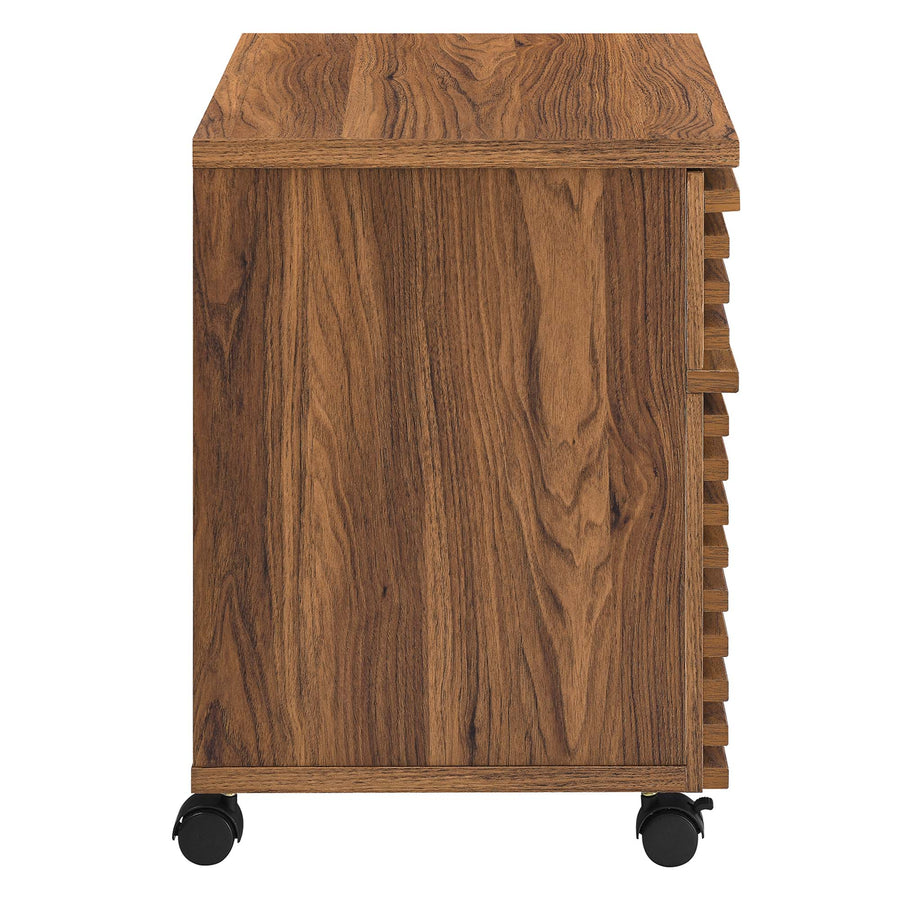 Vera Wood File Cabinet in Walnut