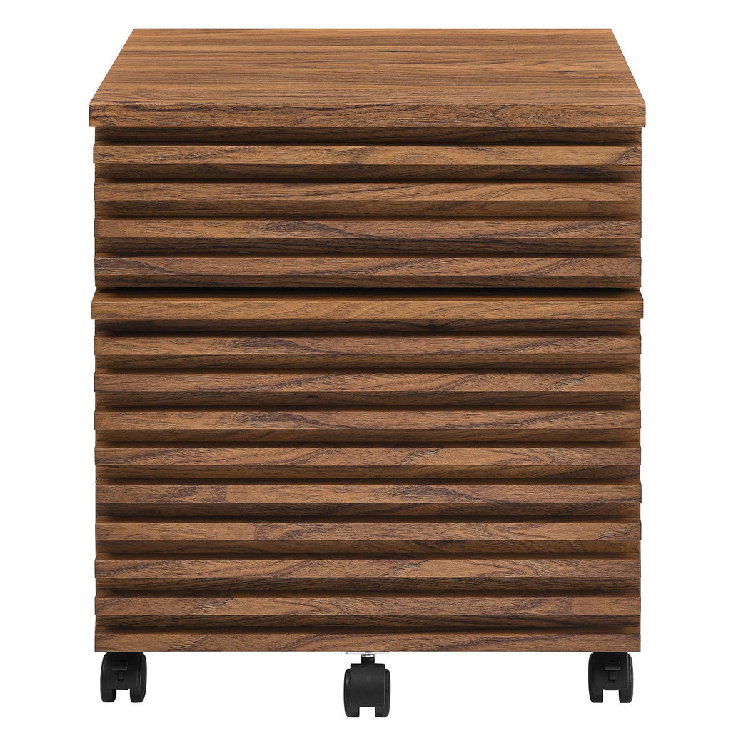Render Wood File Cabinet by Furniture for America