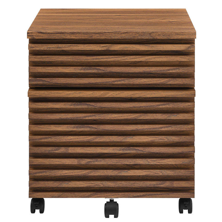 Vera Wood File Cabinet in Walnut
