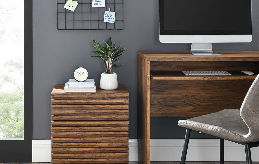 Vera Wood File Cabinet in Walnut