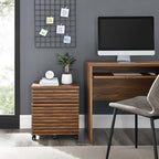 Render Wood File Cabinet by Furniture for America