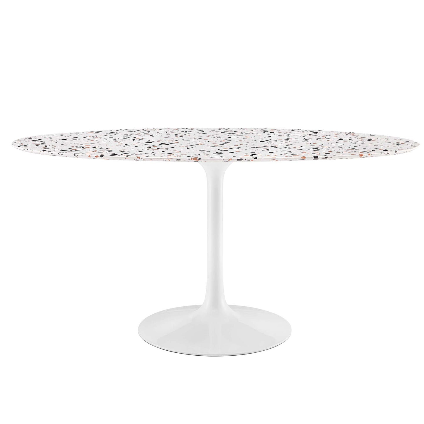 Lippa 60" Oval Terrazzo Dining Table by Furniture For America