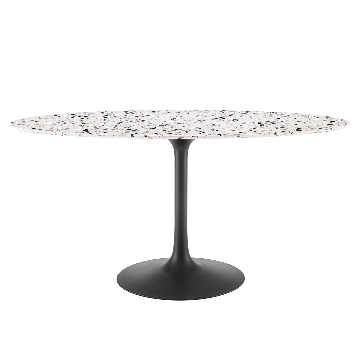 Lippa 60" Oval Terrazzo Dining Table by Furniture For America
