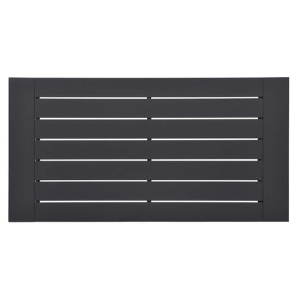 Tahoe 3-Piece Outdoor Patio Powder-Coated Aluminum Set in Gray White