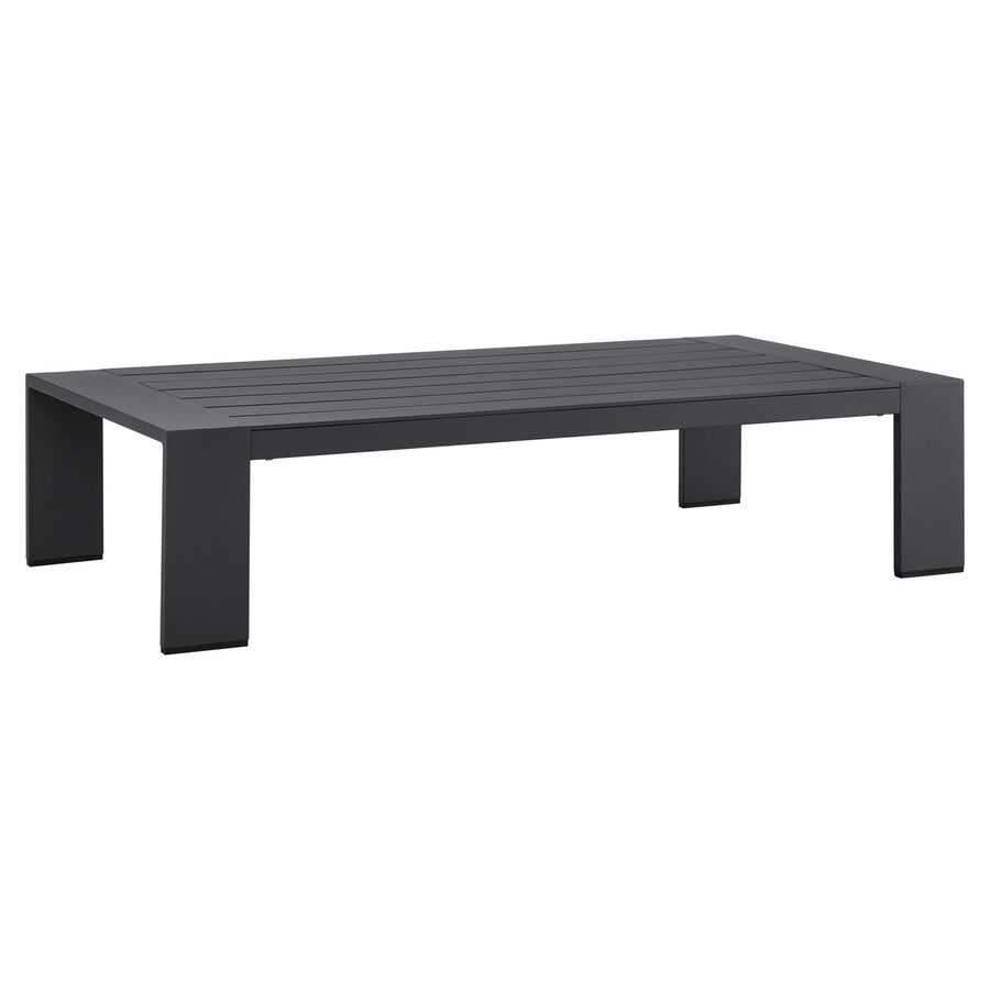 Aspen 4-Piece Outdoor Patio Powder-Coated Aluminum Set in Gray Charcoal