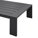 Aspen 4-Piece Outdoor Patio Powder-Coated Aluminum Set in Gray Gray