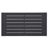 Aspen 4-Piece Outdoor Patio Powder-Coated Aluminum Set in Gray White