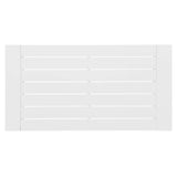 Aspen 4-Piece Outdoor Patio Powder-Coated Aluminum Set in White Charcoal