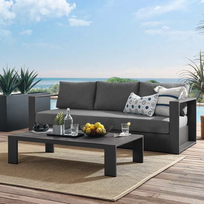 Tahoe 2-Piece Outdoor Patio Powder-Coated Aluminum Set by Furniture For America