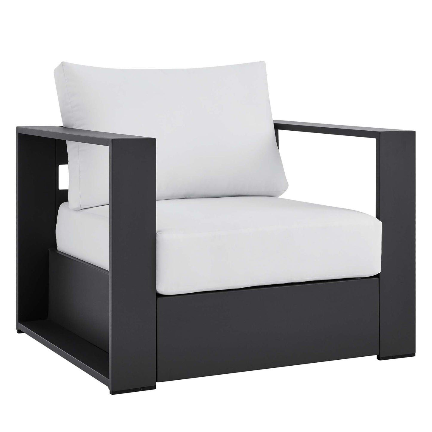 Tahoe 2-Piece Outdoor Patio Powder-Coated Aluminum Armchair Set by Furniture For America