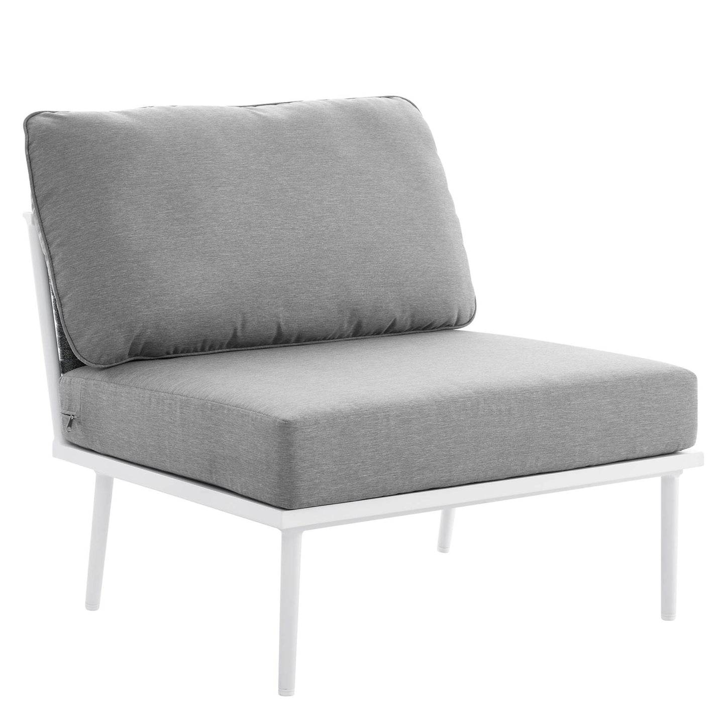 Stance 8 Piece Outdoor Patio Aluminum Sectional Sofa Set by Furniture For America