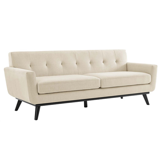 Engage Herringbone Fabric Sofa by Furniture for America