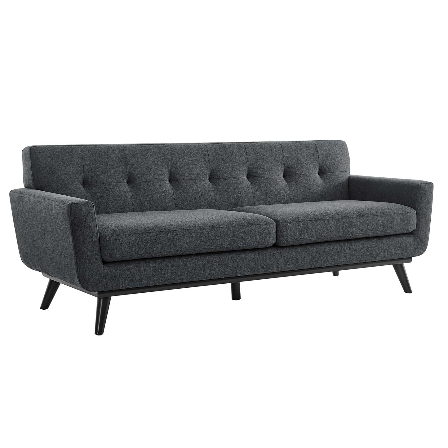Engage Herringbone Fabric Sofa by Furniture for America