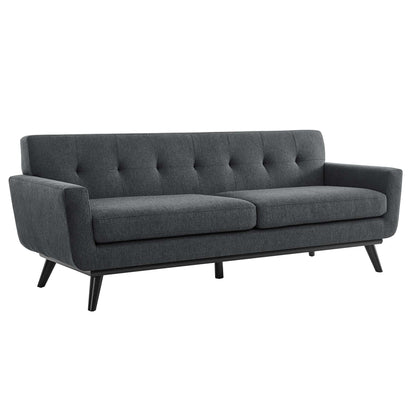 Engage Herringbone Fabric Sofa by Furniture for America