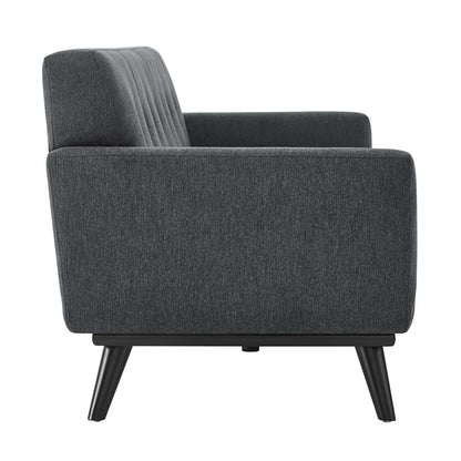 Engage Herringbone Fabric Sofa by Furniture for America