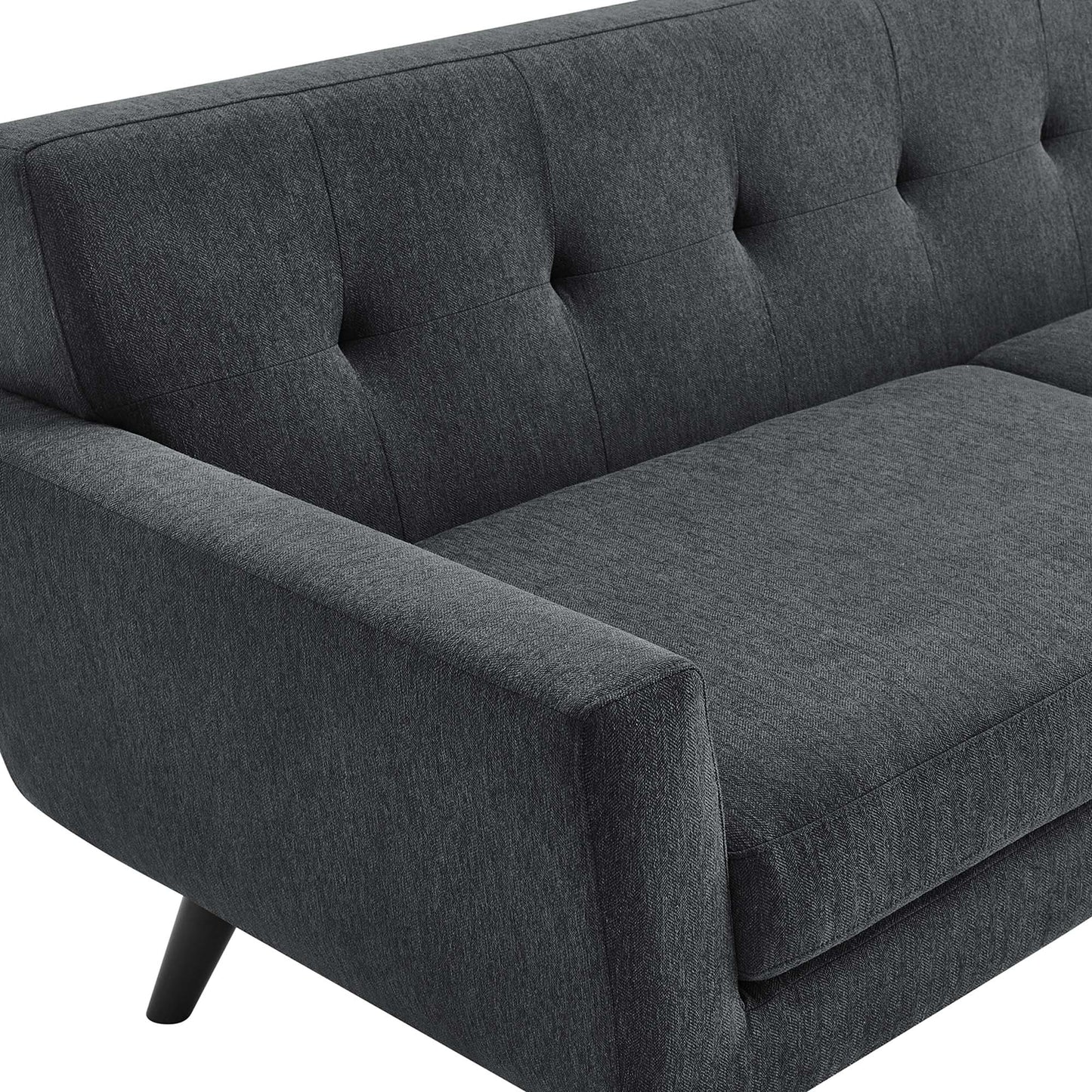 Engage Herringbone Fabric Sofa by Furniture for America