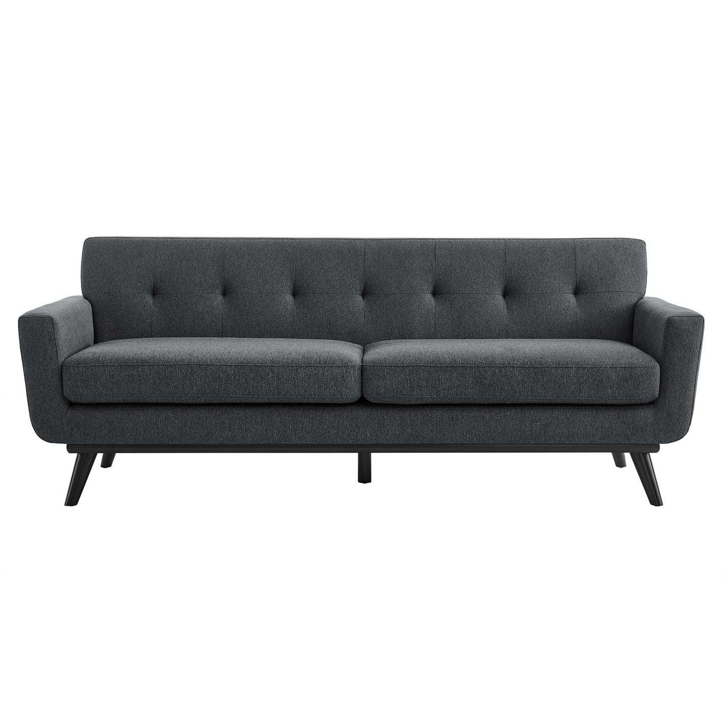 Engage Herringbone Fabric Sofa by Furniture for America