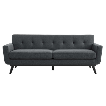 Engage Herringbone Fabric Sofa by Furniture for America