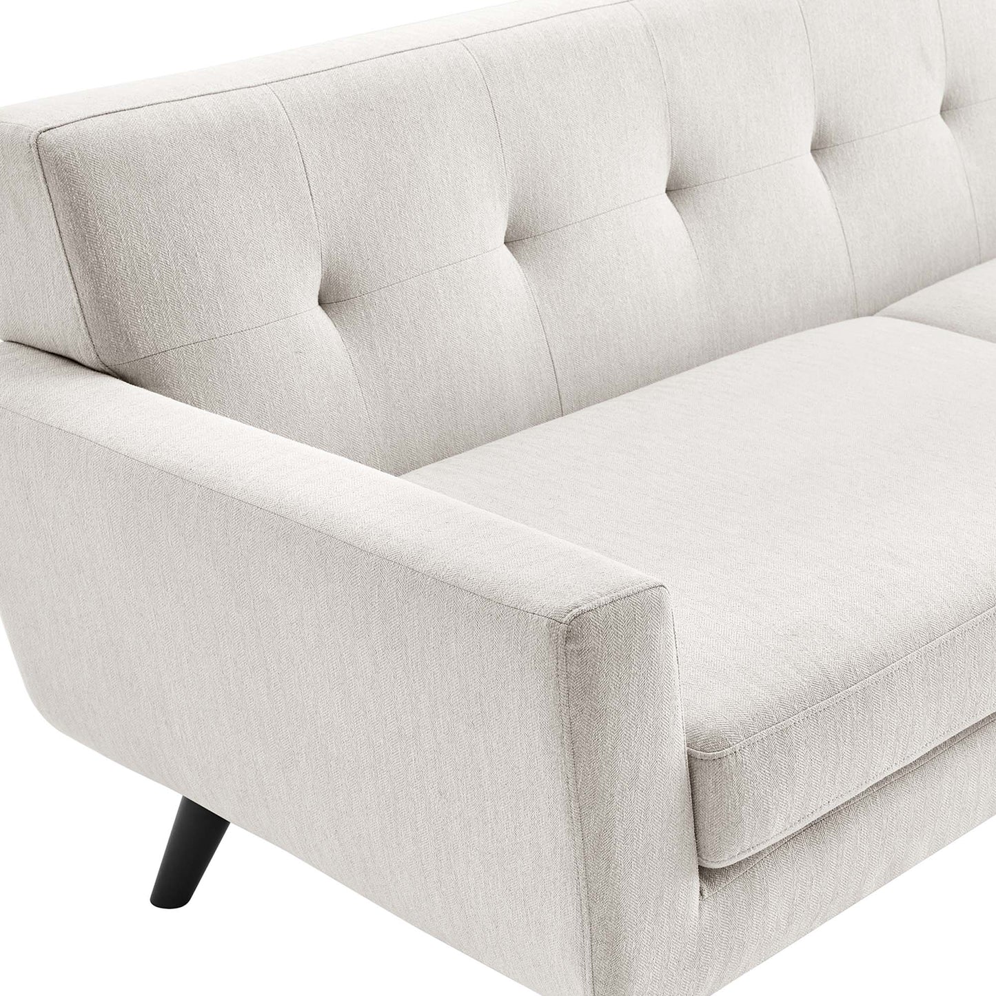 Engage Herringbone Fabric Sofa by Furniture for America