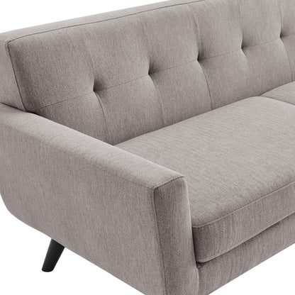 Engage Herringbone Fabric Sofa by Furniture for America