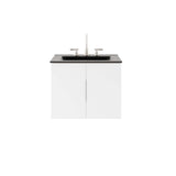 Bellamy 24" Bathroom Vanity in White Black