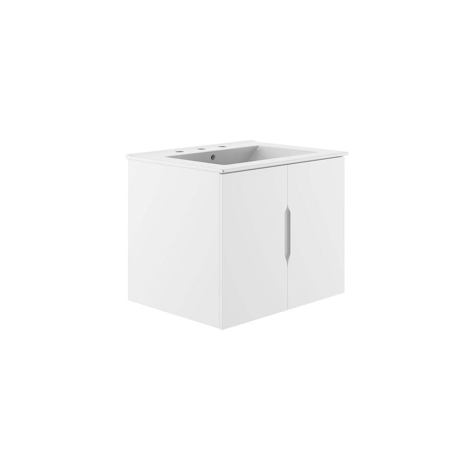 Bellamy 24" Bathroom Vanity in White White