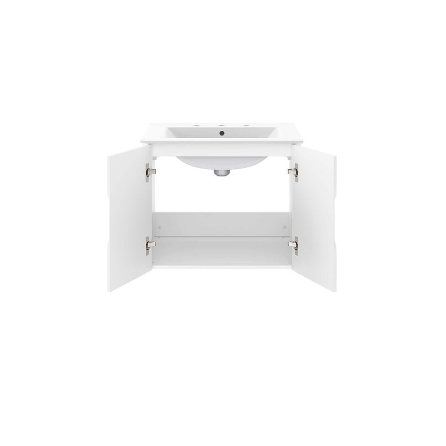 Bellamy 24" Bathroom Vanity in White White