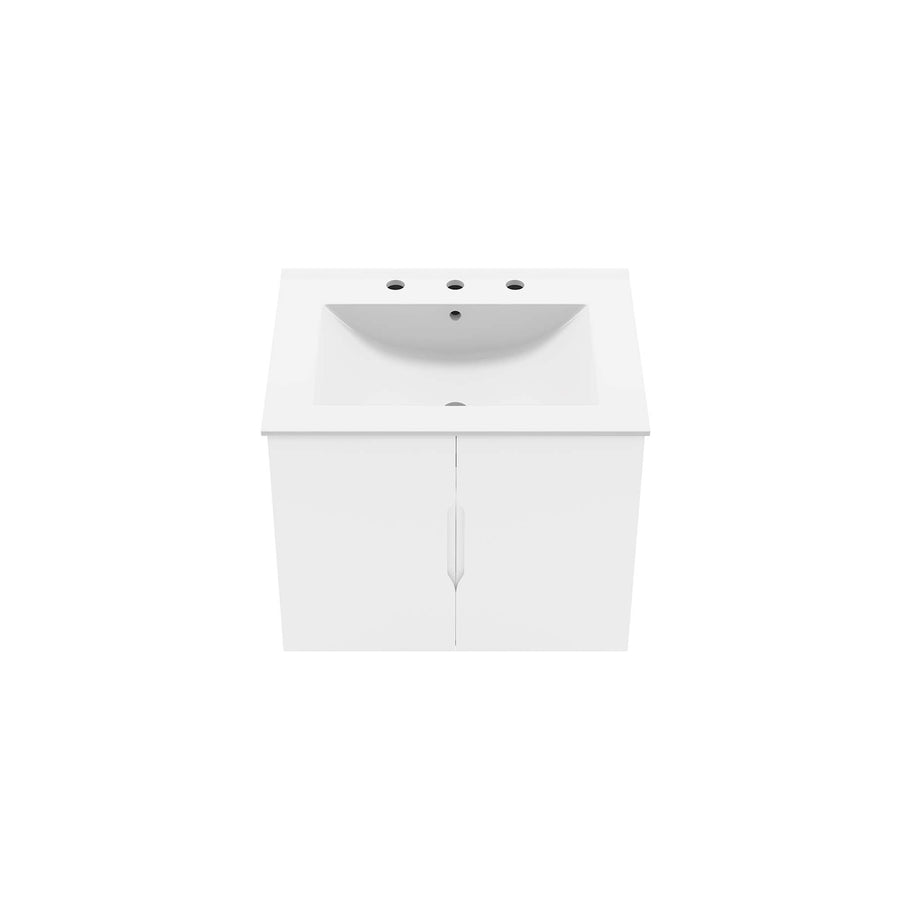 Bellamy 24" Bathroom Vanity in White White