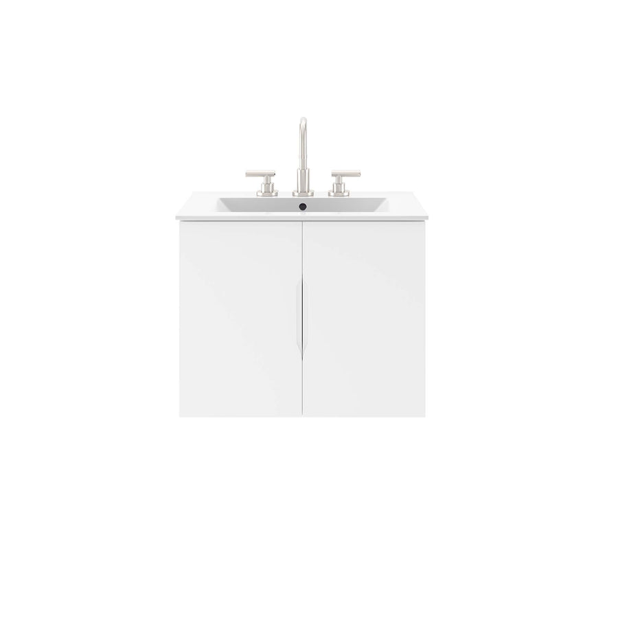 Bellamy 24" Bathroom Vanity in White White
