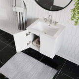 Bellamy 24" Bathroom Vanity in White White